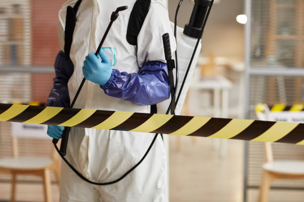 Professional Biohazard technician working in Dover, FL